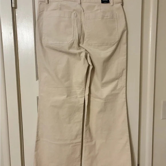 J. Crew Beige Corduroy Pants Lizzie Wide Leg NWT - Picture 6 of 11